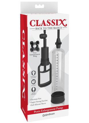 Classix Penis Enlargement Pump - Clear