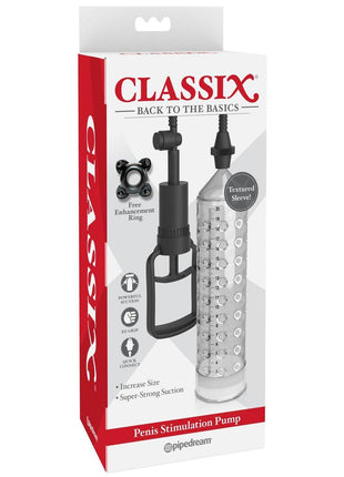Classix Penis Stimulation Pump - Clear