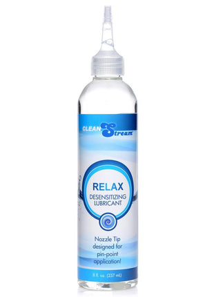 Cleanstream Relax Desensitizing Anal Lube with Dispensing Tip - 8oz
