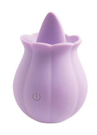 Clit-Tastic Erotic Clit Licker Rechargeable Silicone Clitoral Vibrator - Lavender/Purple