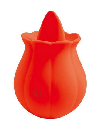 Clit-Tastic Erotic Clit Licker Rechargeable Silicone Clitoral Vibrator - Red