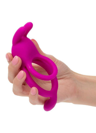 Closer Intimate Rechargeable Ring Touch Silicone Dual Vibe Cock Ring with Clitoral Stimulator