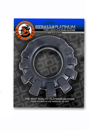 Cock Lug Lugged Cock Ring - Black