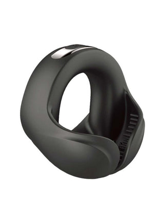Cockpower Scrotum Hugger Rechargeable Silicone Cock Ring - Black