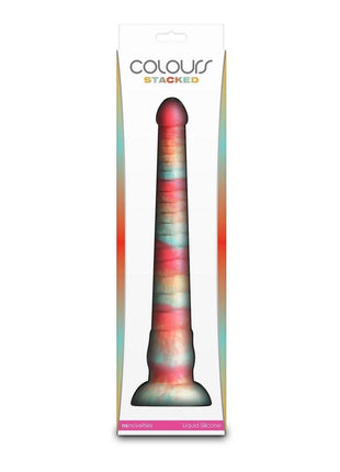 Colours Stacked Silicone Dildo