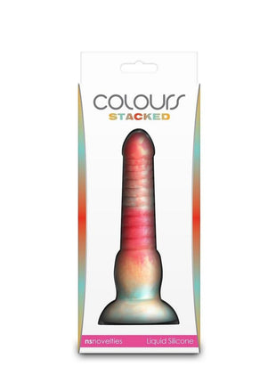 Colours Stacked Silicone Dildo