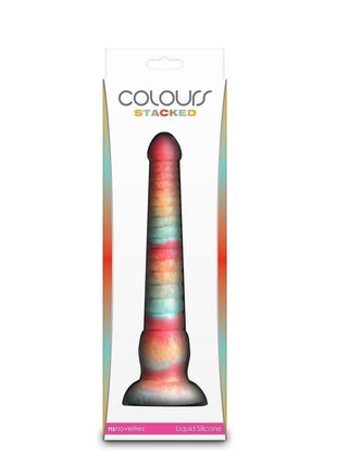 Colours Stacked Silicone Dildo