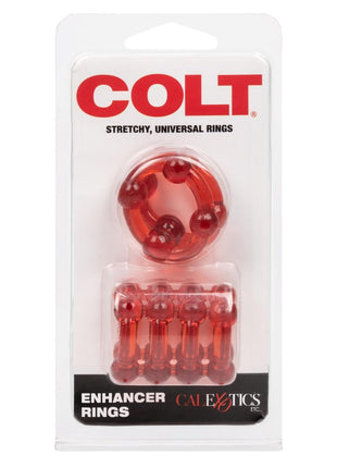 Colt Enhancer Rings Cock Rings - Red
