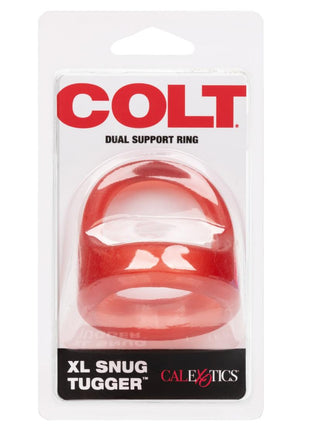 Colt XL Snug Tugger Cock Ring Scrotum Support - Red