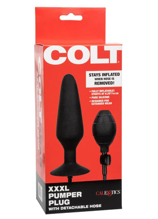 Colt XXXL Pumper Plug Inflatable Butt Plug - Black