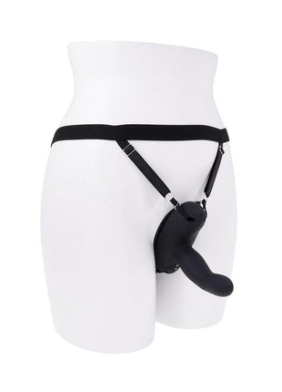 Come Closer Rechargeable Silicone Strap-On Vibrator with Remote