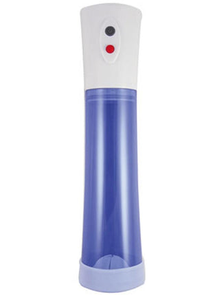 Commander Electric Rechargeable Penis Pump - Blue