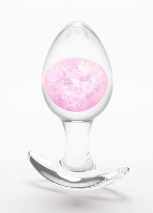 Cosmic Glams Silicone Anal Plug - Pink - Medium