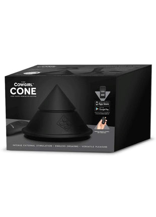 Cowgirl Cone Silicone Attachment - Black