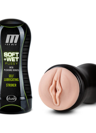 Soft & Wet Self Lubricating Masturbator Cup Ridge