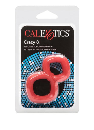 Crazy 8 Cock Ring - Red