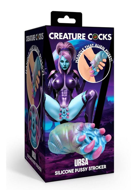 Creature Cock Ursa Silicone Pussy Stroker - Multicolor