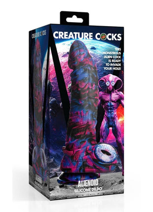 Creature Cocks Alendoid Silicone Dildo - Multicolor