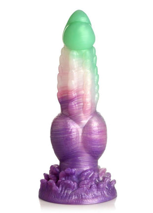 Creature Cocks Aqua Phoenix Silicone Dildo - Multicolor