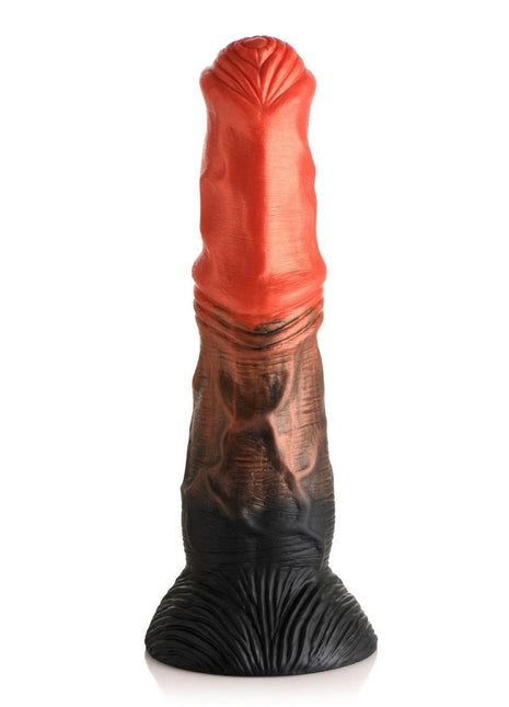 Creature Cocks Centaur Silicone Dildo - Black/Red