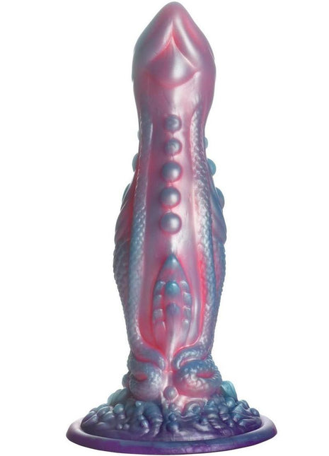 Creature Cocks Delphine Mermaid Silicone Dildo - Blue/Pink
