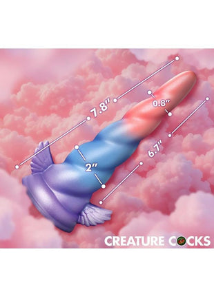 Creature Cocks Deluxe Dream Rider Vibrating Unicorn Rechargeable Silicone Dildo