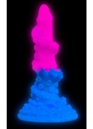 Creature Cocks Deluxe Lord Kraken Vibrating Rechargeable Silicone Glow In The Dark Dildo