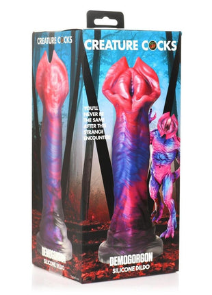 Creature Cocks Demogorgon Silicone Dildo - Multicolor