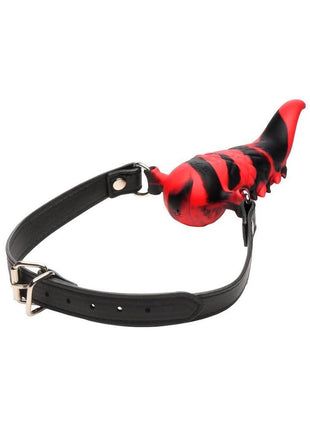 Creature Cocks Demon's Tongue Vibrating Rechargeable Silicone Oral Enhancer with Harness