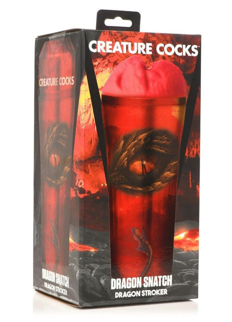 Creature Cocks Dragon Snatch Stroker - Black/Red