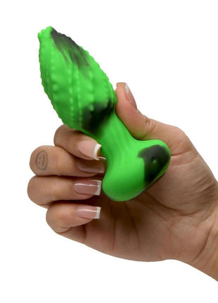 Creature Cocks Eye Of The Spawn Rechargeable Silicone Vibrating and Squirming Butt Plug with Remote