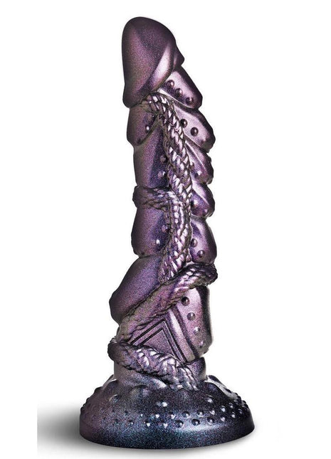 Creature Cocks Ilias Elf Silicone Dildo - Silver - 8.5in