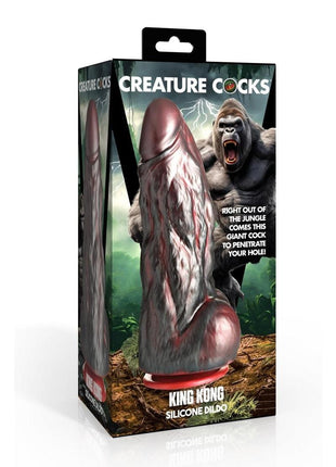 Creature Cocks King Kong Silicone Dildo - Multicolor