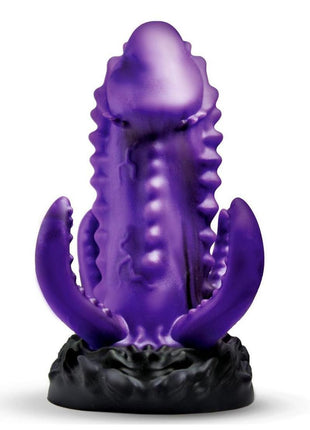 Creature Cocks Leviathan Silicone Dildo - Black/Purple