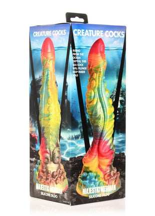 Creature Cocks Majestic Merman Silicone Dildo - Rainbow