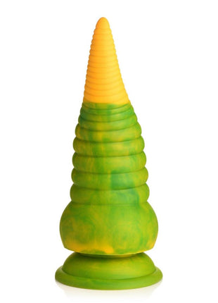Creature Cocks Monstropus 2.0 Vibrating Tentacle Rechargeable Silicone Dildo - Green/Yellow