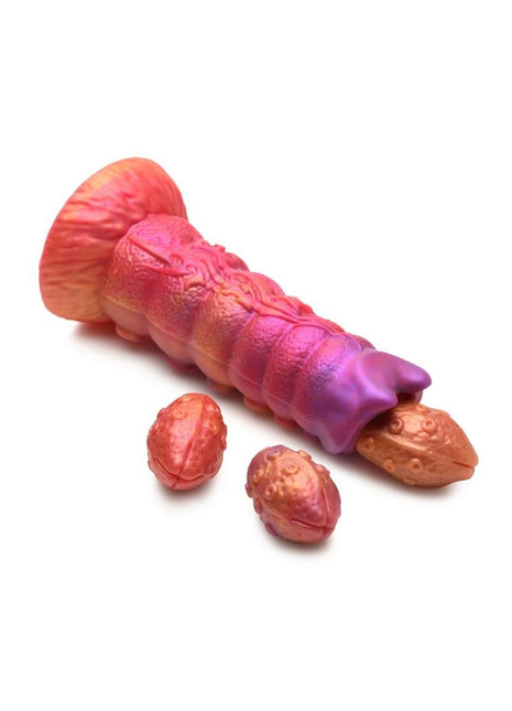 Creature Cocks Nymphoid Ovipositor Silicone Dildo - Multicolor
