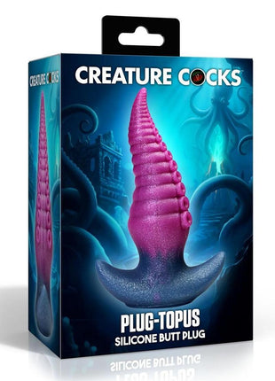 Creature Cocks Plugtopus Silicone Butt Plug - Multicolor