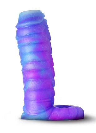 Creature Cocks Sea Stallion Silicone Penis Enhancer - Blue/Purple