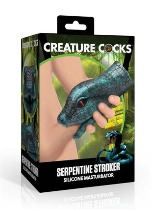 Creature Cocks Serpentine Stroker Silicone Masturbator - Green