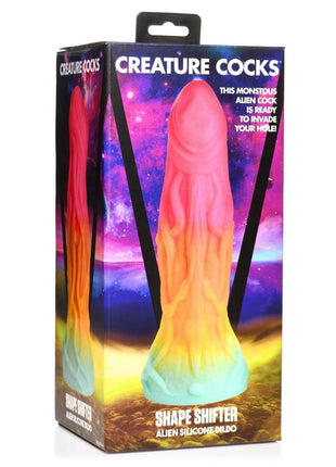 Creature Cocks Shape Shifter Alien Silicone Dildo - Multicolor