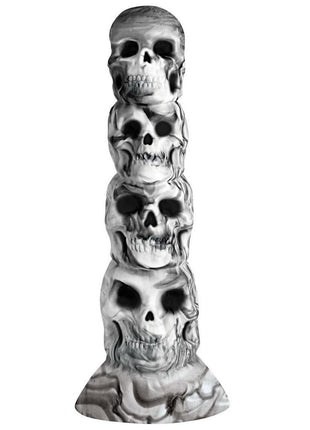 Creature Cocks Tower Of Doom Silicone Dildo - Gray/Grey