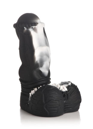 Creature Cocks Venom Silicone Dildo - Black/White