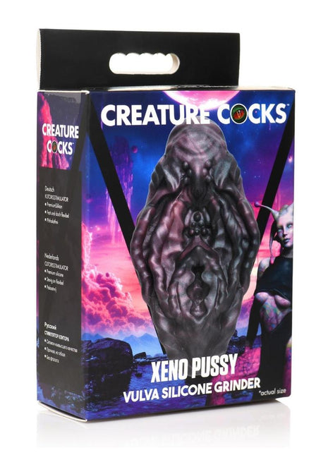 Creature Cocks Xeno Pussy Vulva Silicone Non-Penetrative Grinder - Multicolor