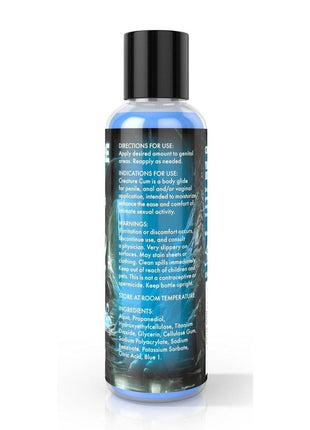 Creature Cum Blue Unscented Jizz Water Based Lubricant - Blue - 4oz