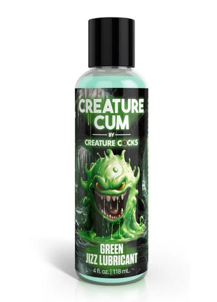 Creature Cum Green Unscented Jizz Water Based Lubricant - Green - 4oz