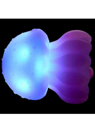 Creature Cocks Glow Jelly Licking and Vibrating Rechargeable Silicone Stimulator