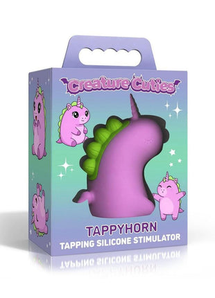 Creature Cuties Tappyhorn Tapping Rechargeable Silicone Stimulator - Pink