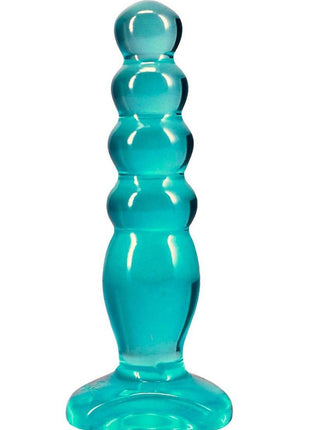 Crystal Jellies Anal Delight Anal Plug - Teal - 5in