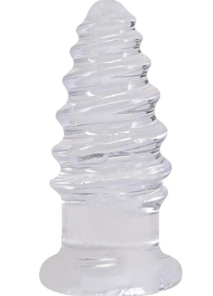 Crystal Jellies Anal Twist - Clear - 5in